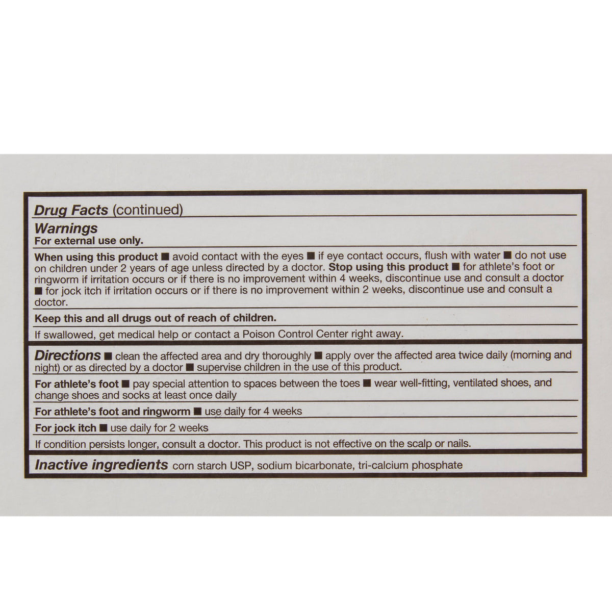 POWDER, MICRO-GUARD 3OZ
