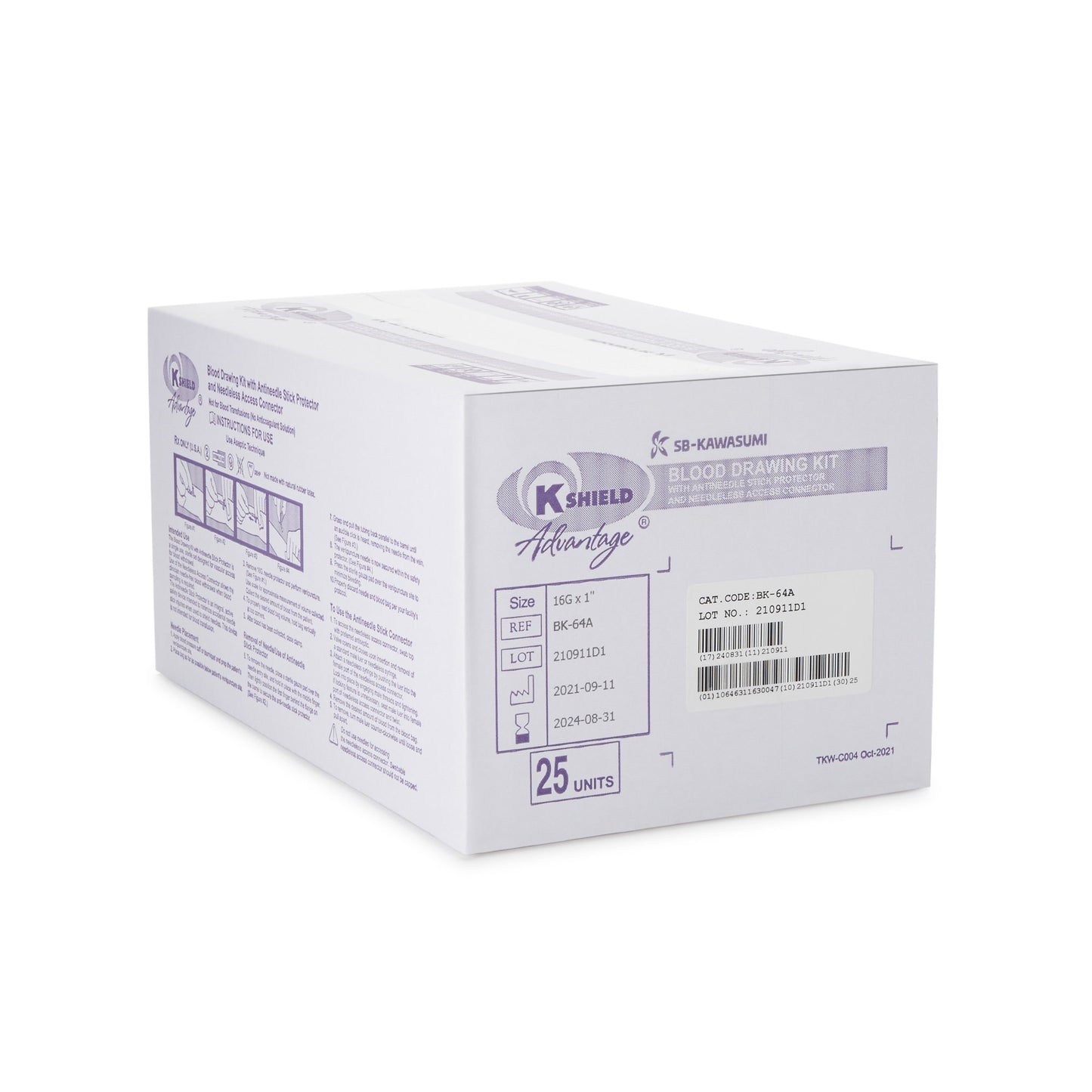 BLOOD DRAWING KIT, KSHIELD ADVANTAGE
