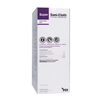 WIPE, SANICLOTH GERMICIDE 11 3/4"X11 1/2"