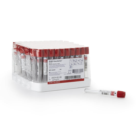 TUBE, BLD COL CLOT RED 6ML PLAS VACUTAINER