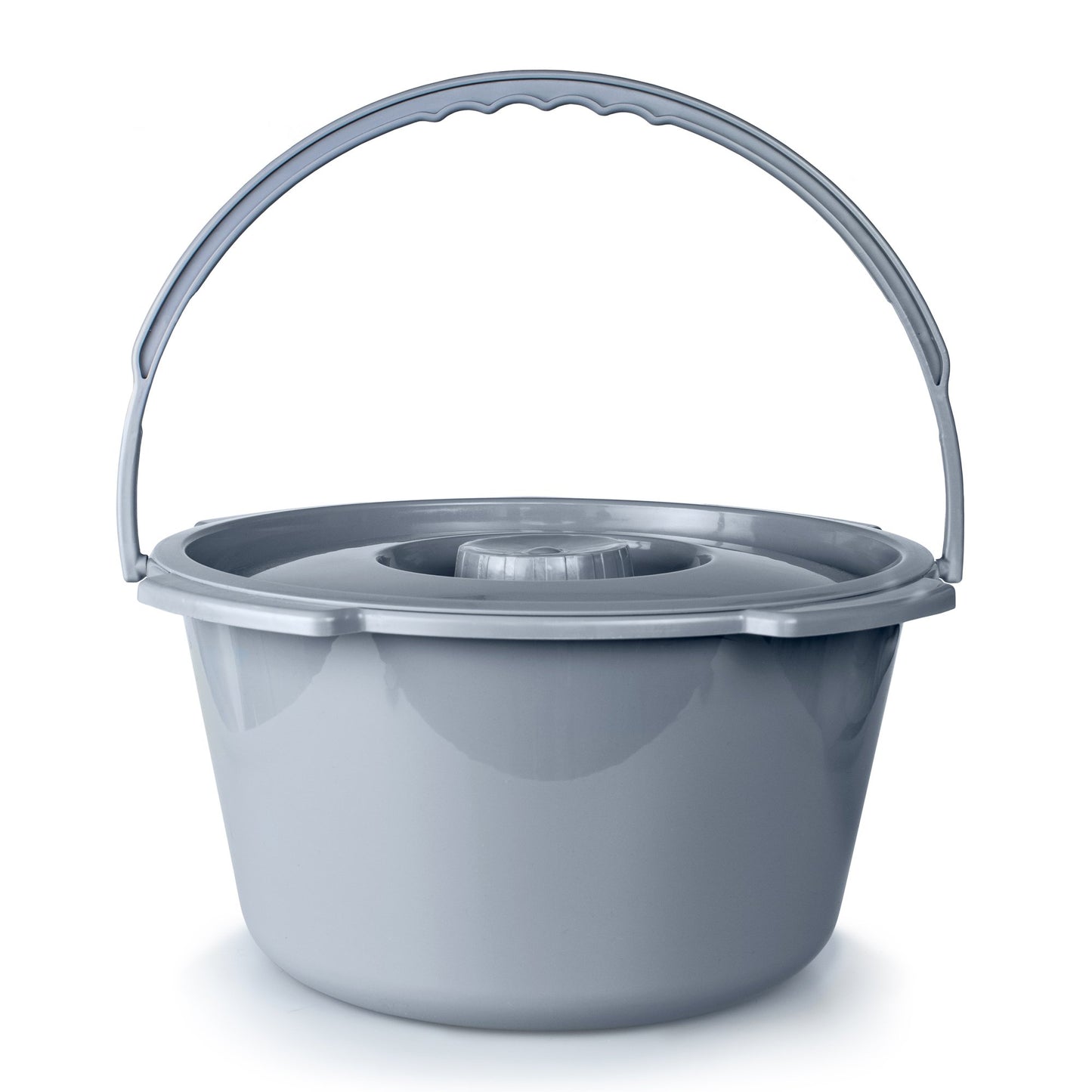 BUCKET, COMMODE W/PLAS HANDLE& CYR 7.5QT