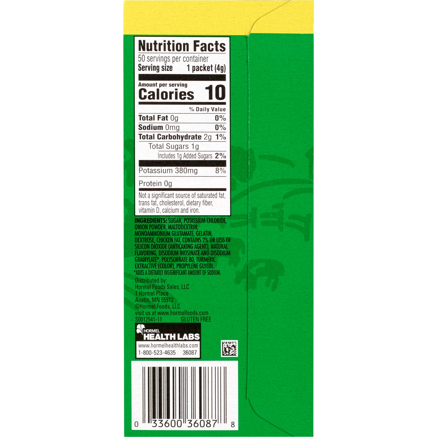 BROTH, CHICKEN BOUILLON SODIUMFREE HERBOX
