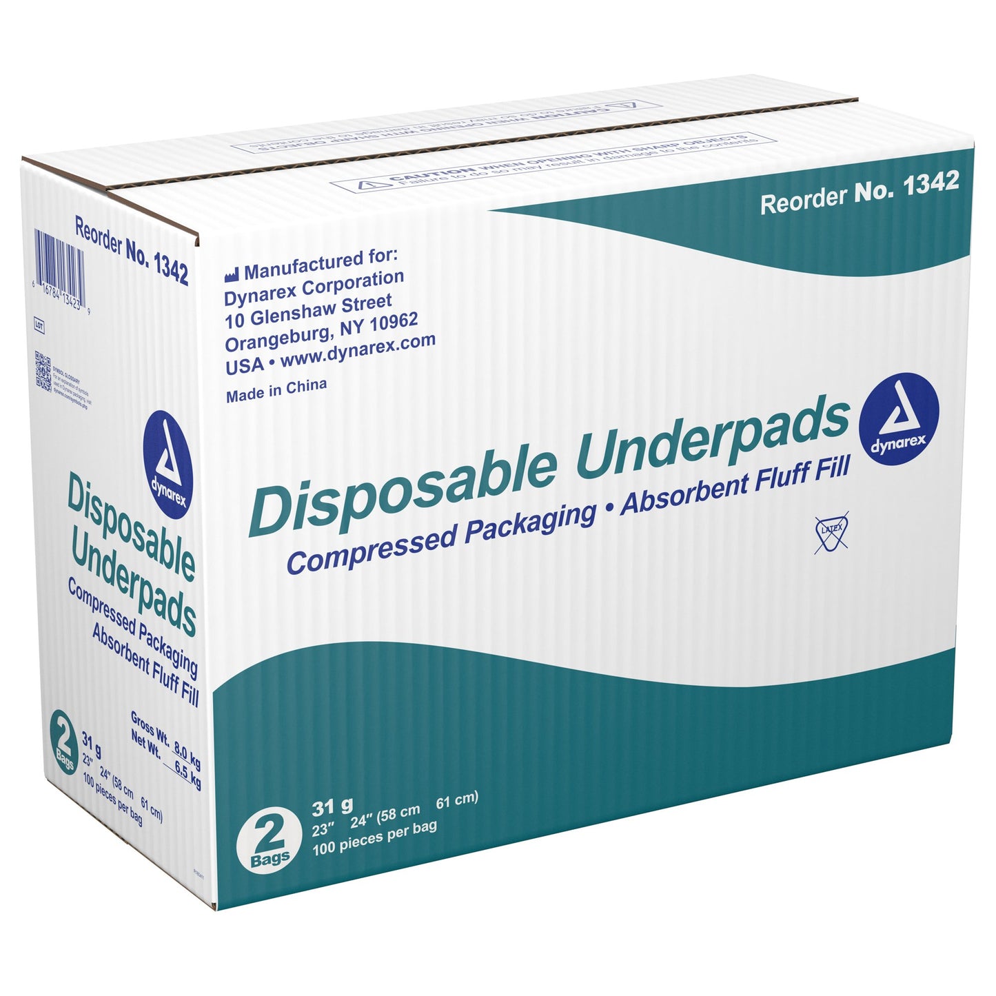 UNDERPAD, INCONT N/SKD DISP 31GM 23X24"