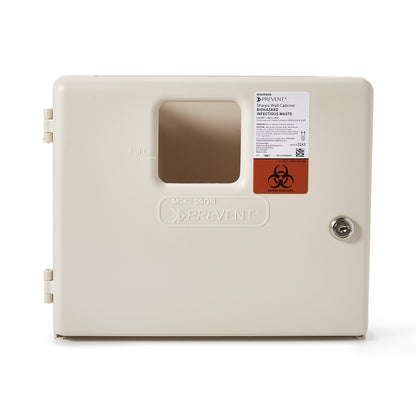 CABINET, SHARPS LOCK WALL 5QTW/2KEYS