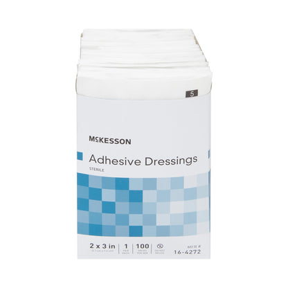 DRESSING, WOUND ADH STR 2"X3"