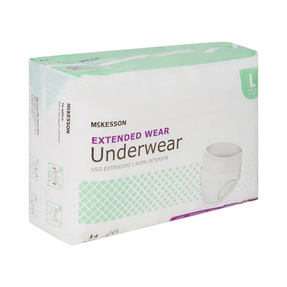 UNDERWEAR, EXTENDED WEAR LG 44-58