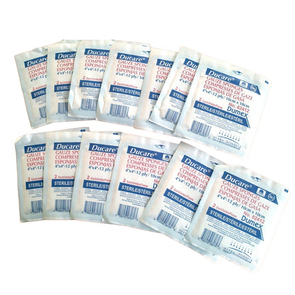 SPONGE, GAUZE 12PLY STR 2'S 4"X4"