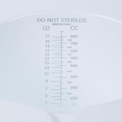 COLLECTOR, SPECIMEN COMMODE WHT 27OZ