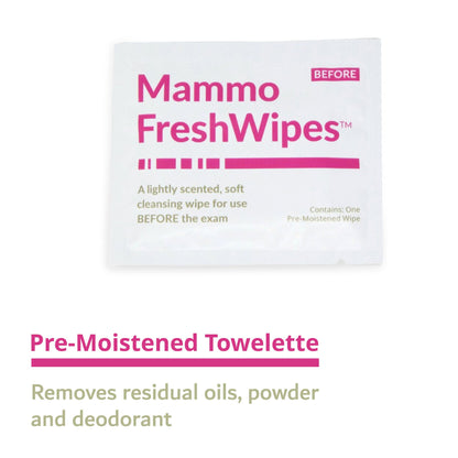 WIPE, WET SKIN MAMMOGRAPHY PATIENT