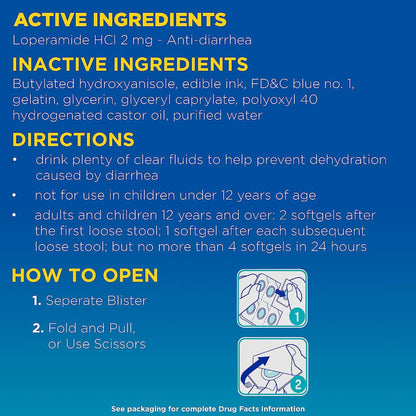 IMODIUM A-D, CAP SGEL ANTI-DIARRHEAL 2MG