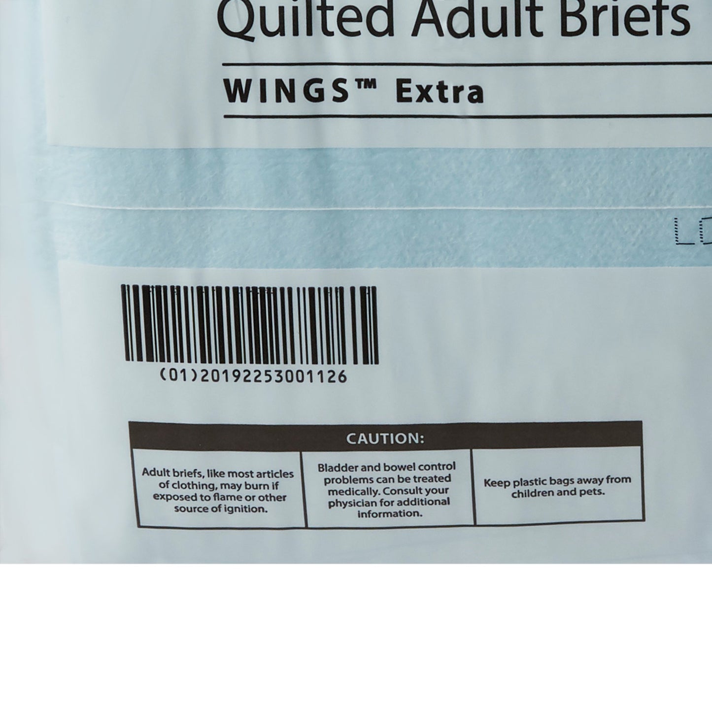 BRIEF, QUILTED SIMPLICITY ADLTLG