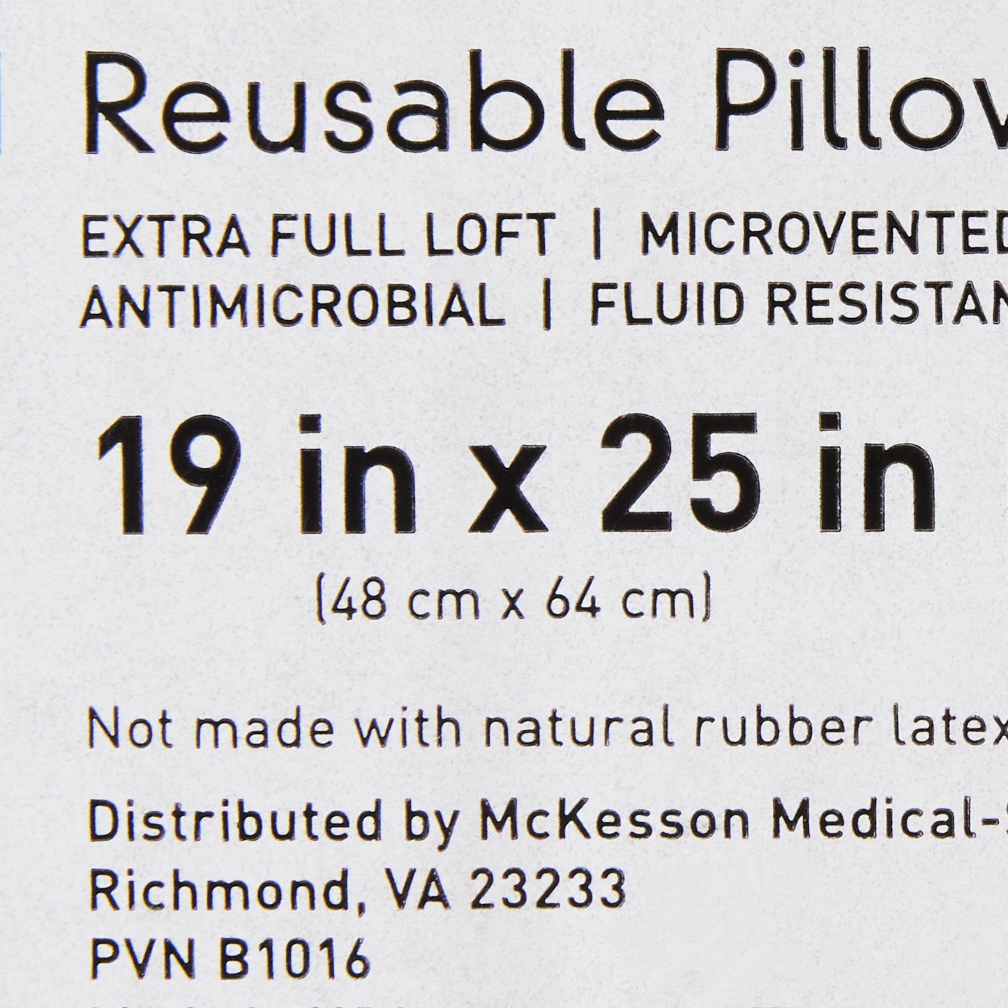 PILLOW, RUSBL MICROVENT XFULLWHT 19X25"