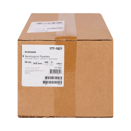PIPETTE, SEROLOGICAL STD TIP STR BLK BAND 50ML