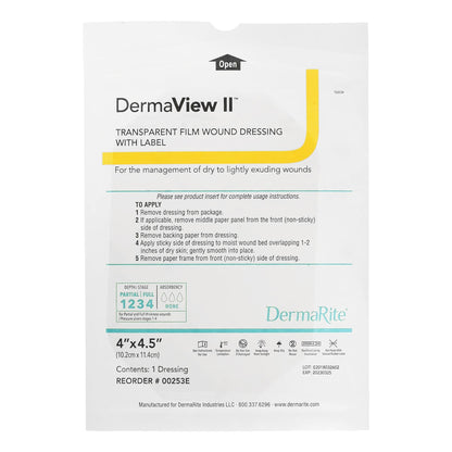 DRESSING, DERMAVIEW II 4"X5"