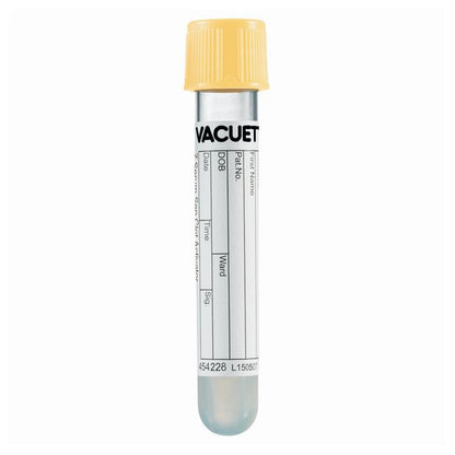 TUBE, BLD COL CLOT/SEP GLD 4MLPET VACUETTE