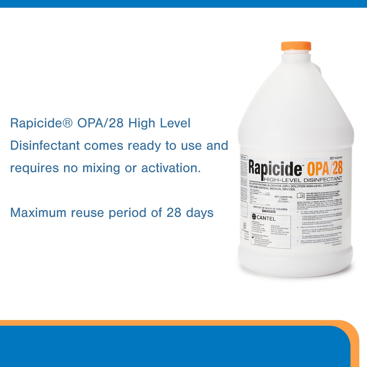 DISINFECTANT, ENDOSCOPE REPROCIDE HI LVL