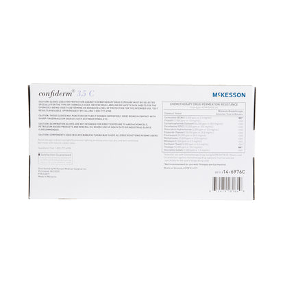 GLOVE, EXAM NTRL MED N/S CHEMO3.5C