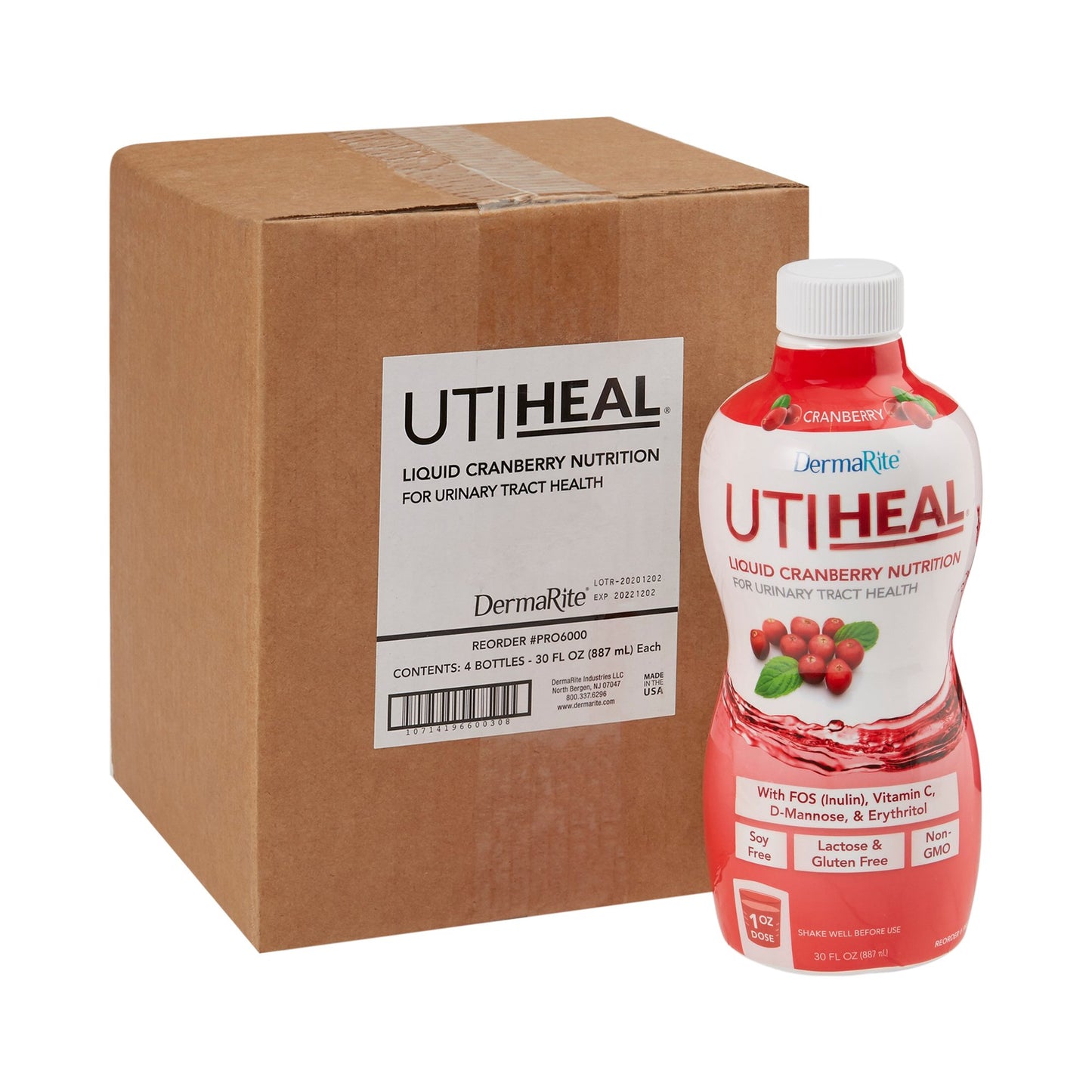 PROHEAL, SUPPLEMENT UTI HEAL CRANBERRY 30OZ