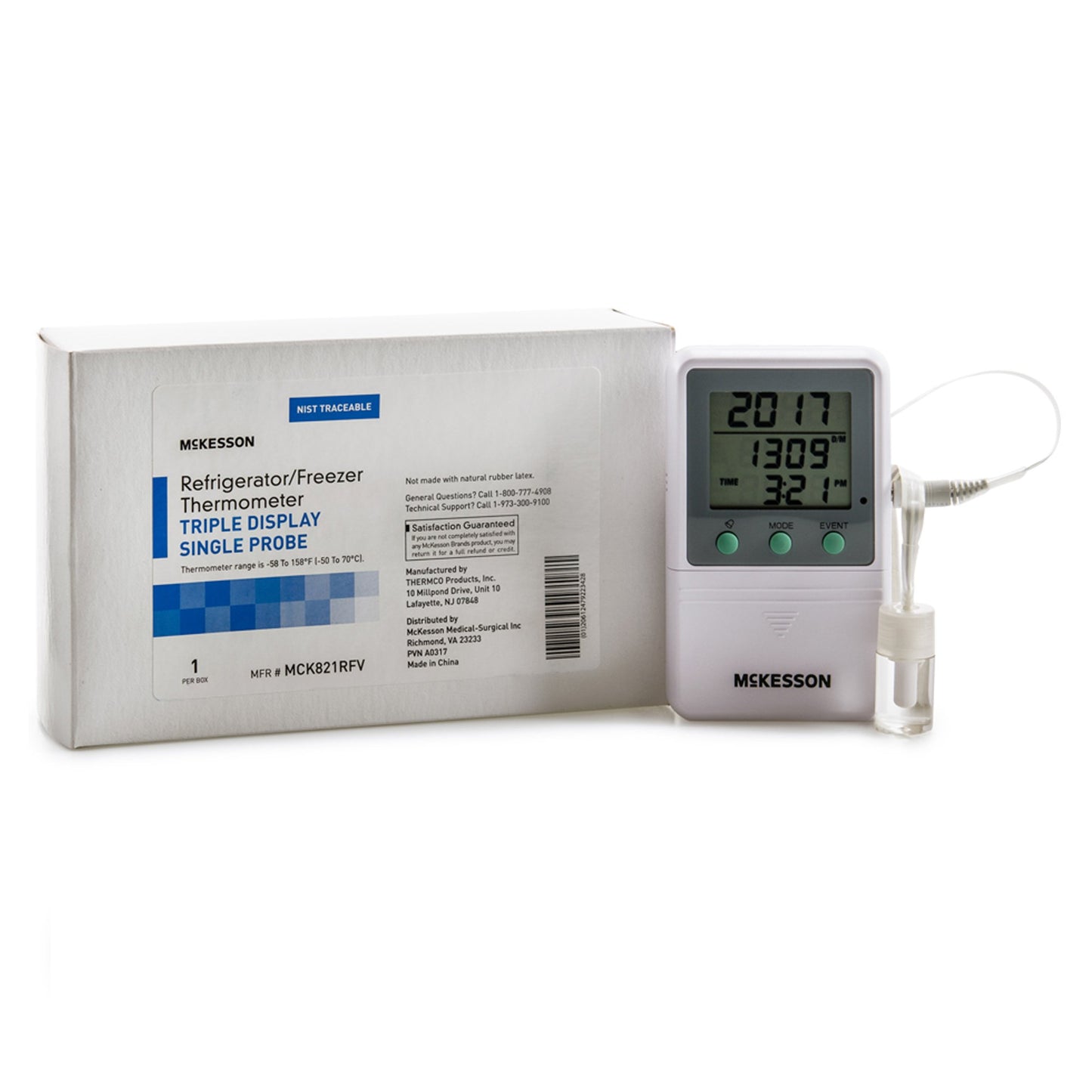THERMOMETER, REFRIG/FRZR SNGLPROBE ACC 0.3/RES 0.1