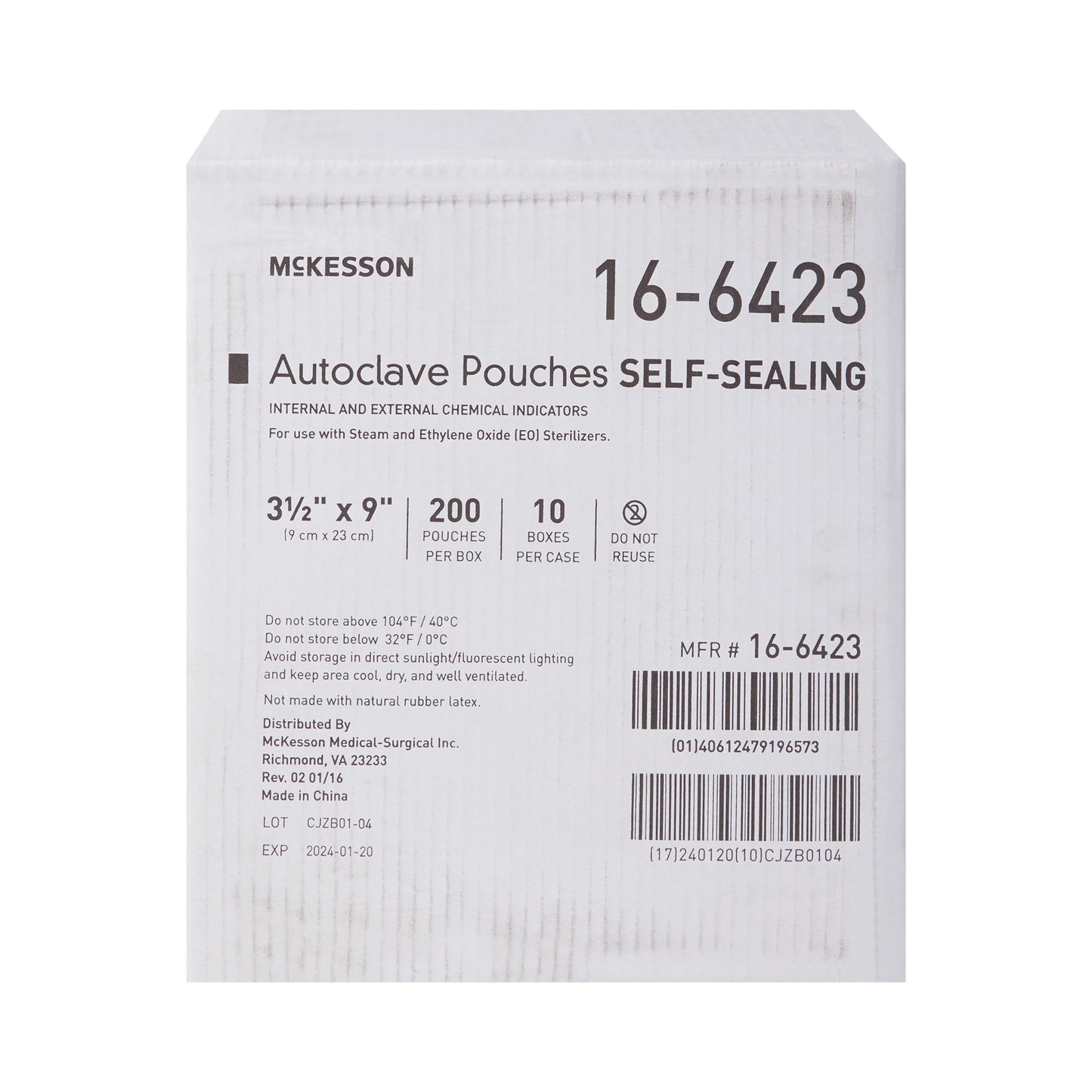 POUCH, SELF SEAL ECON 3.5X9