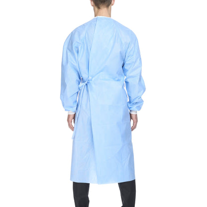 GOWN, SURG BLU XLG