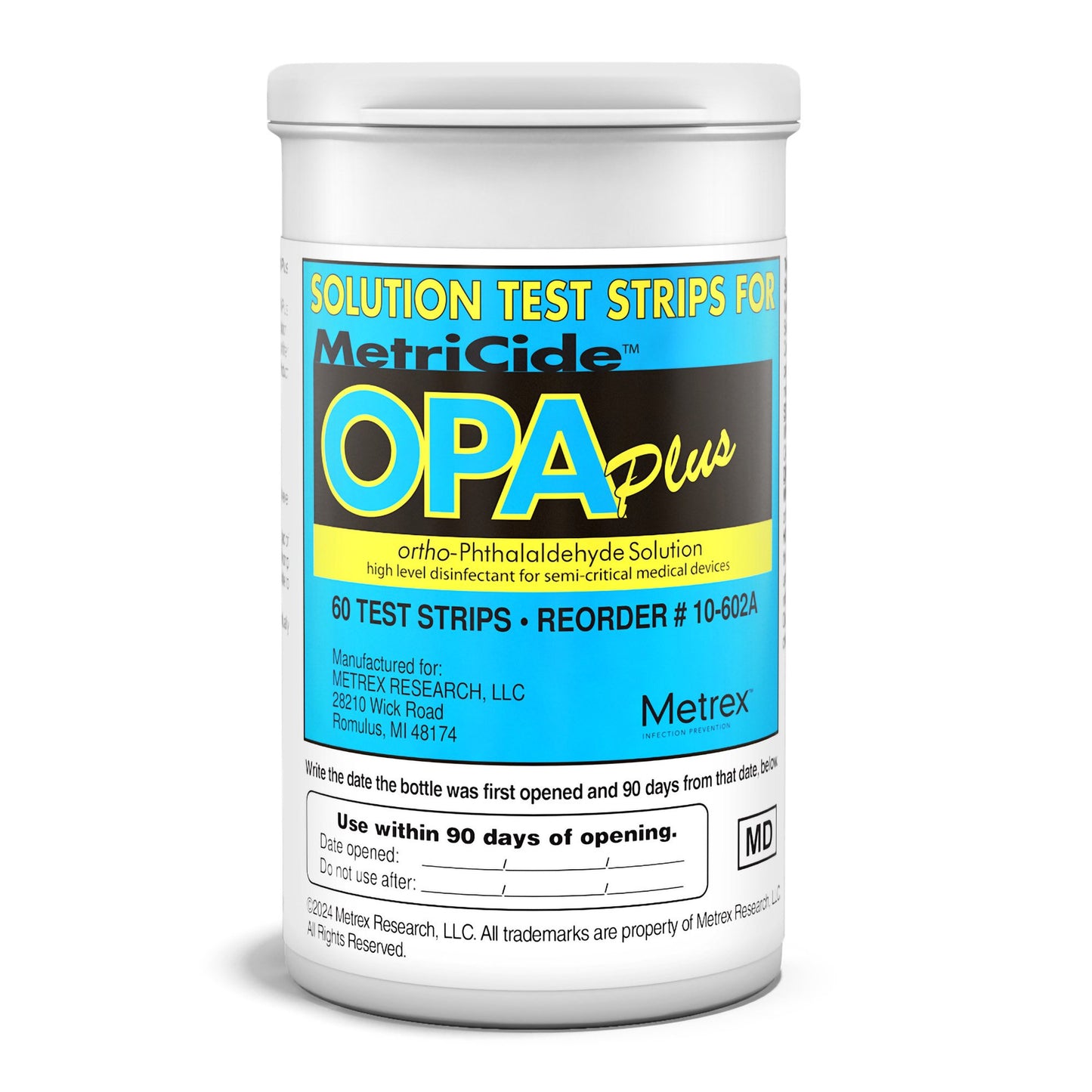 TEST STRIP, OPA PLUS METRICIDE
