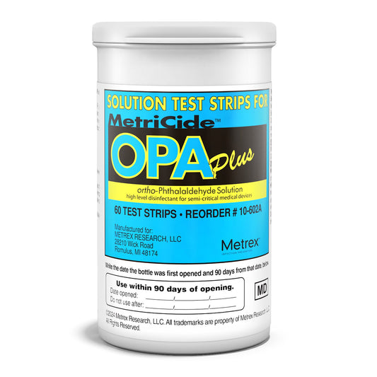 TEST STRIP, OPA PLUS METRICIDE