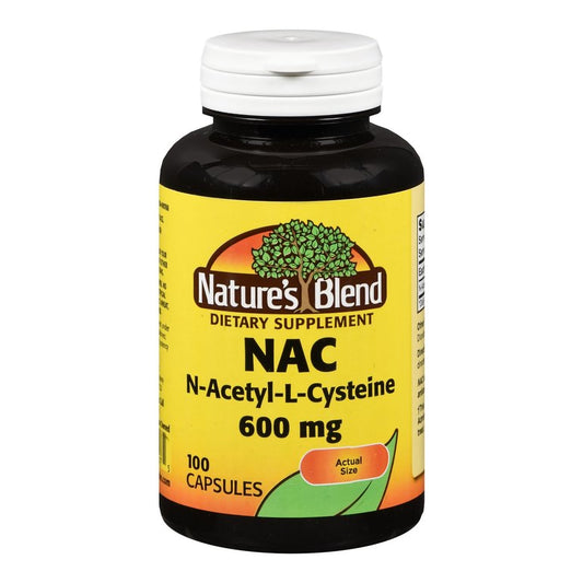 NATURE'S BLEND NAC, CAP 600MG