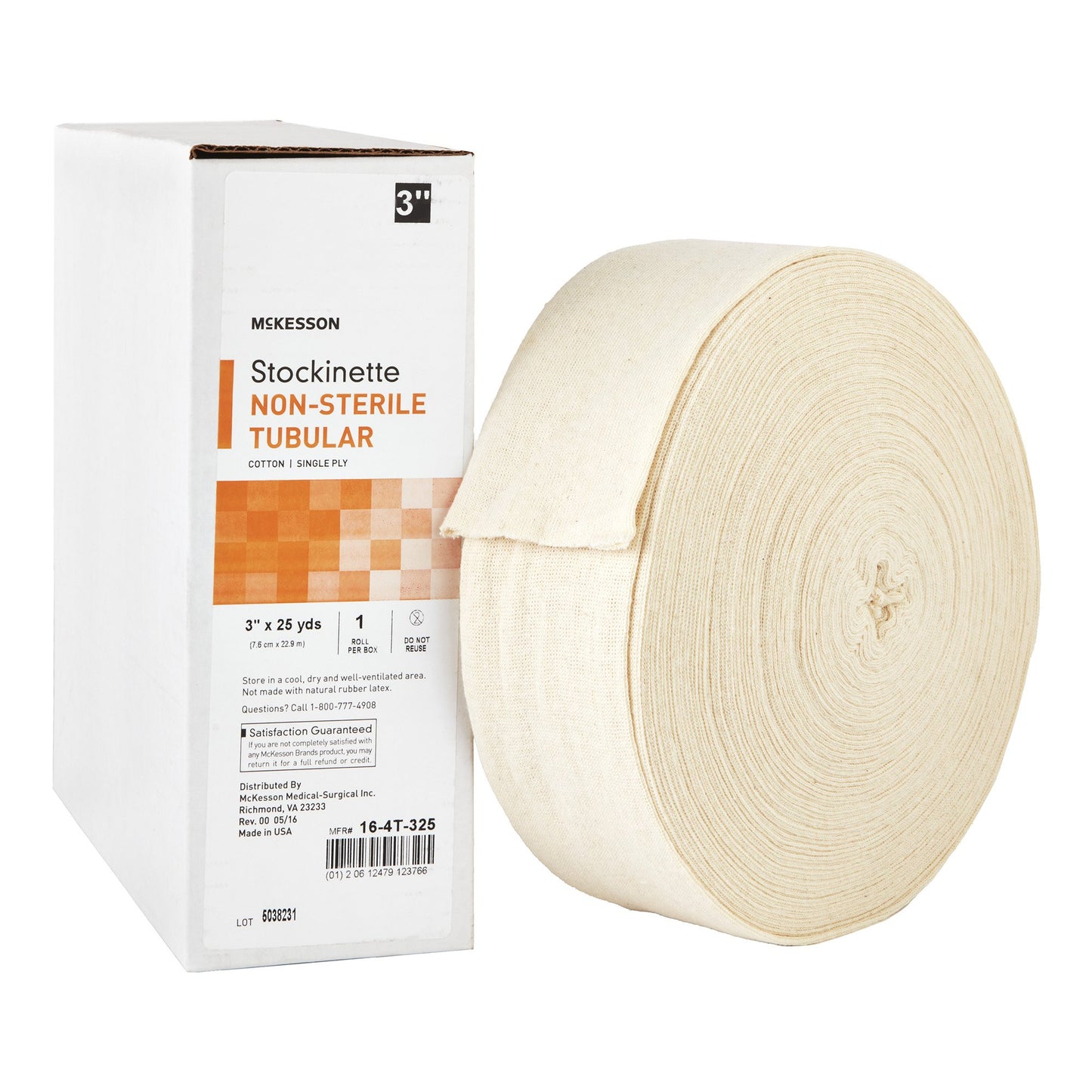 STOCKINETTE, TUBE CTN 3"X25YD