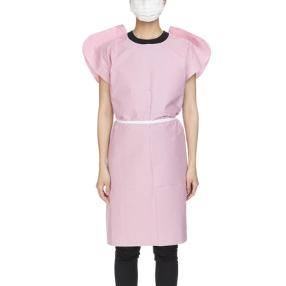 GOWN, EXAM T/P/T F/B OPN MAUVE30X42