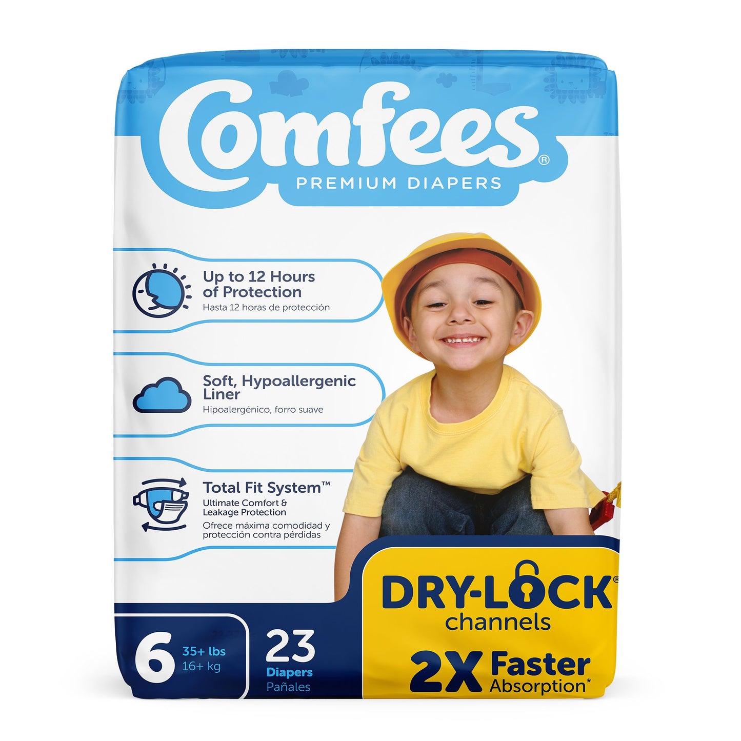 DIAPER, BABY COMFEES SZ6
