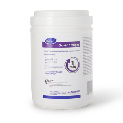WIPE, WET OXIVIR 1 DISINF 6"X7"