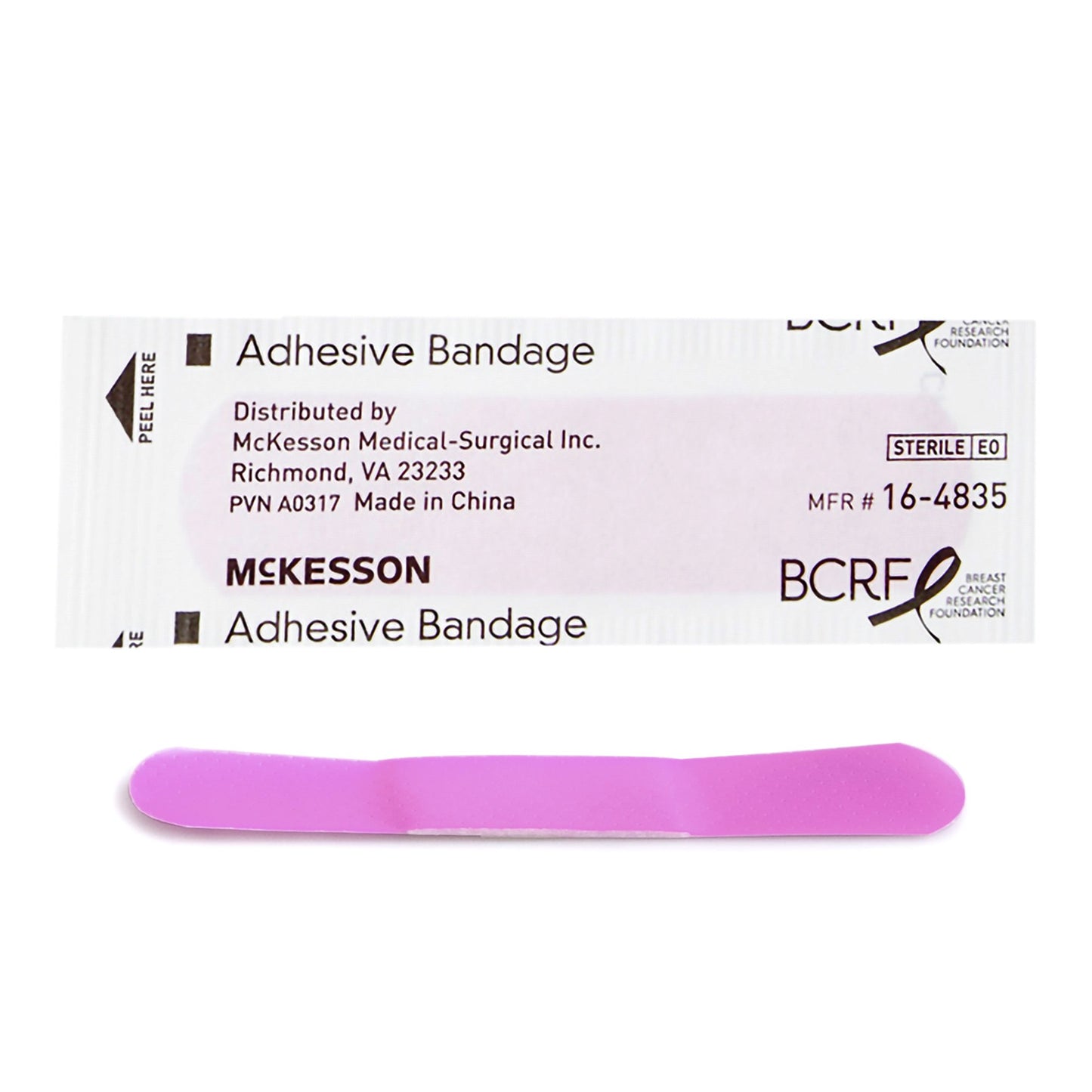 BANDAGE, ADHSV PNK STRIP 3/4"X3"