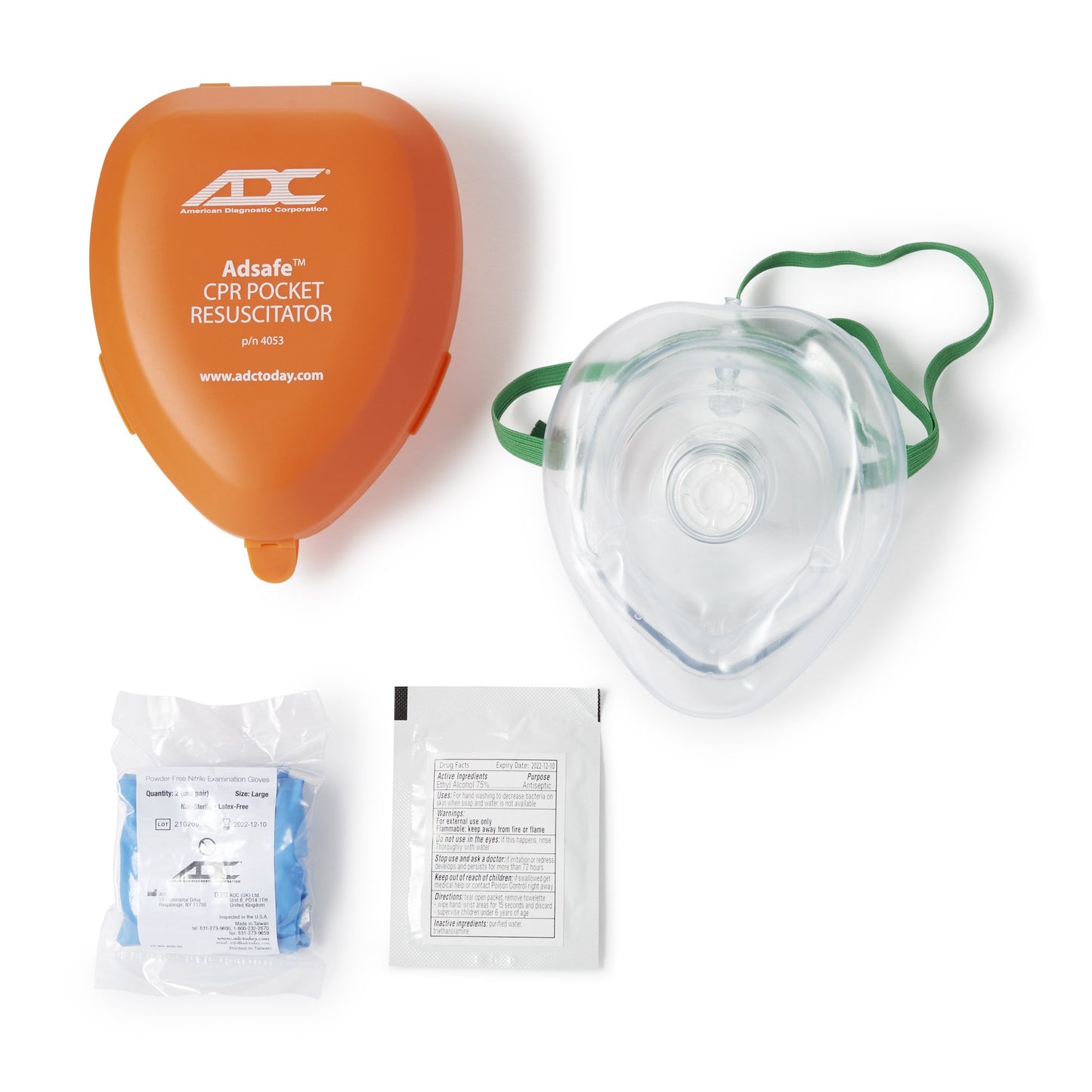 MASK, CPR RESUSCITATOR POCKETW/CASE
