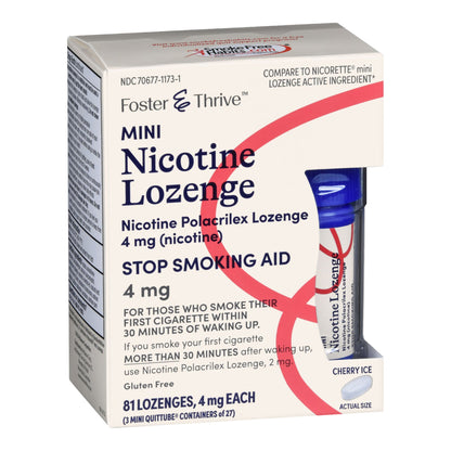 NICOTINE, LOZ FT SM MINI CHERRY ICE 4MG