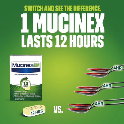 MUCINEX DM, TAB 600-30MG