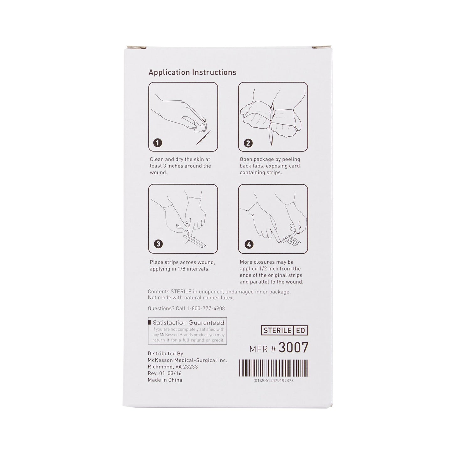 CLOSURE, SKIN REINF LF 1/4X3"