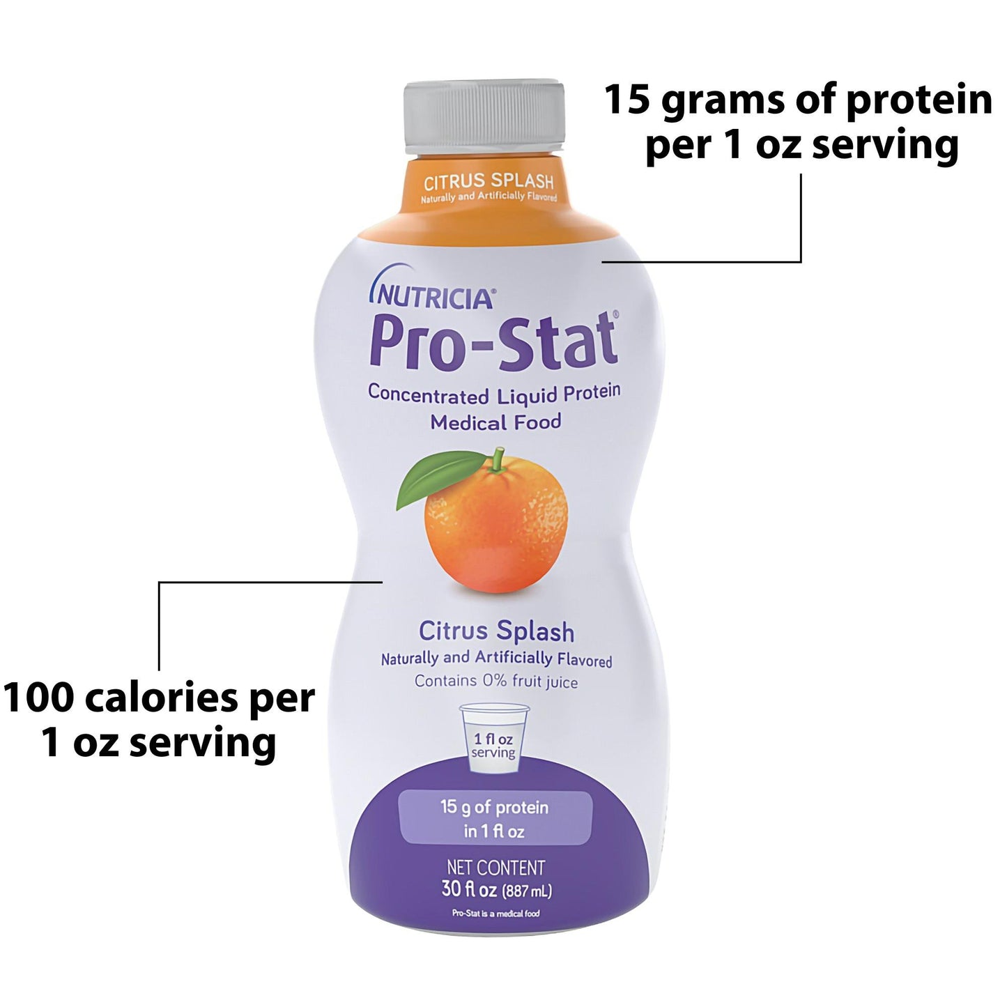 SUPPLEMENT, PROTEIN PRO-STAT SF 30OZ CTRS SPLSH
