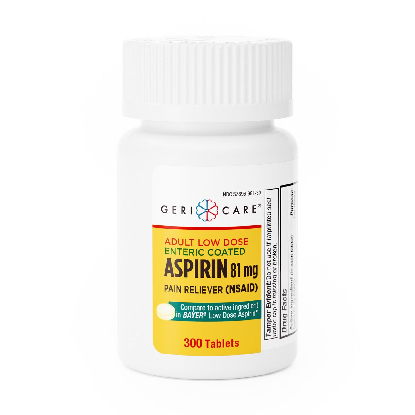 ASPIRIN, TAB ENTERIC LOW DOSE81MG