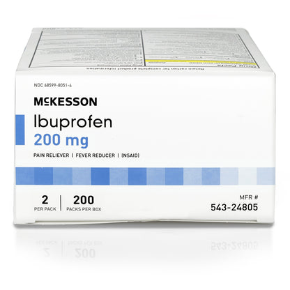 IBUPROFEN, TAB 200MG UD 200X2X 12BX/CS)