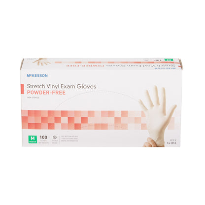 GLOVE, EXAM VNYLSTRCH MED N/S