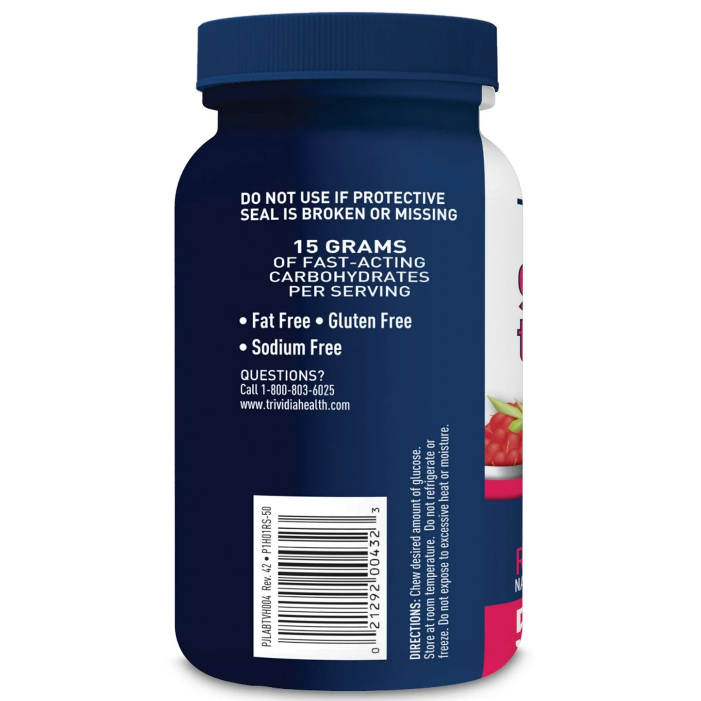 GLUCOSE, TAB TRUEPLUS 15GR RASPBERRY