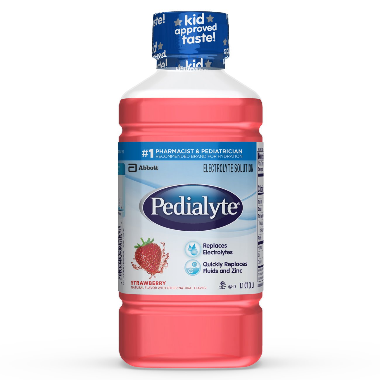 PEDIALYTE, READY TO FEED STRAWBERRY 1L BTL