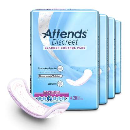 PAD, BLADDER CNTRL ATTENDS DISCREET MAX