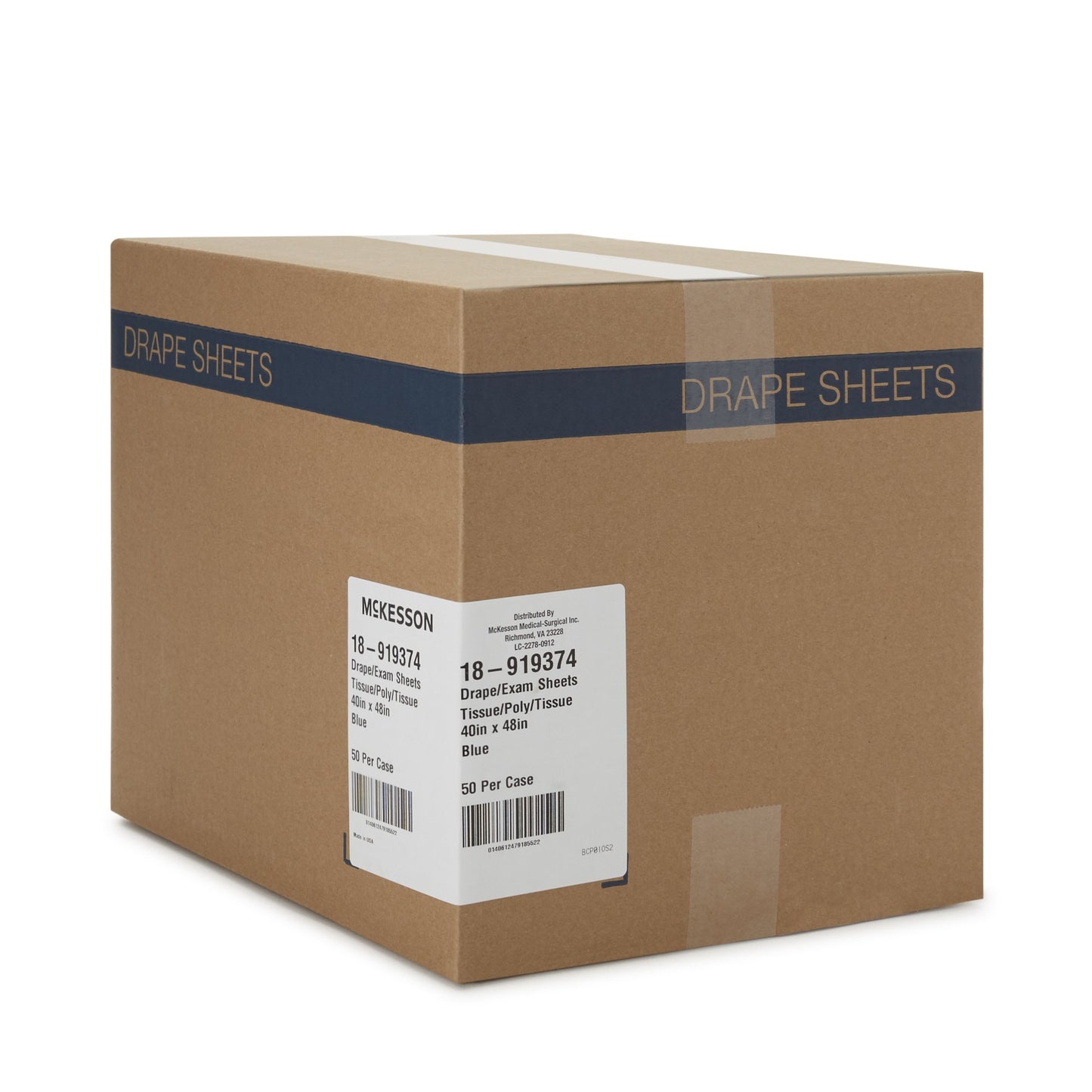 SHEET, DRAPE T/P/T BLU 40X48