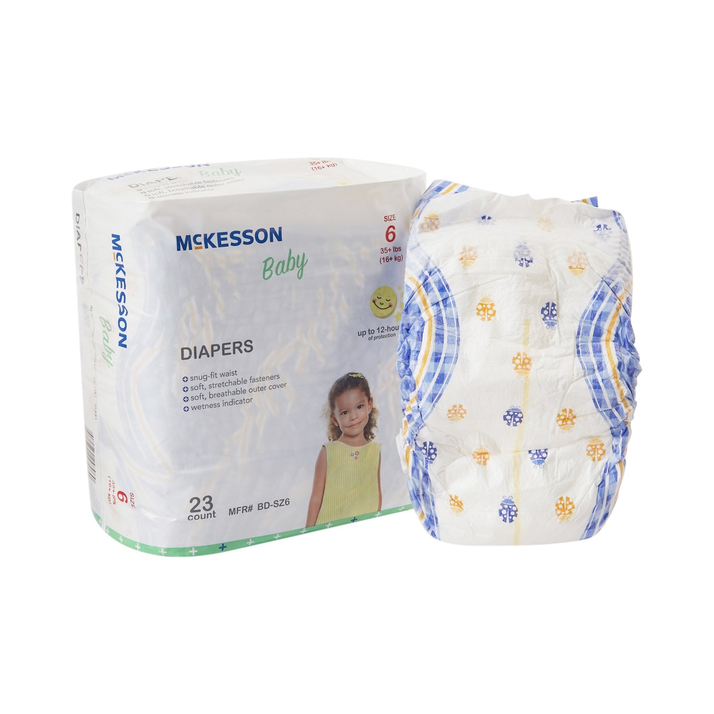DIAPER, BABY SZ6 35+LBS