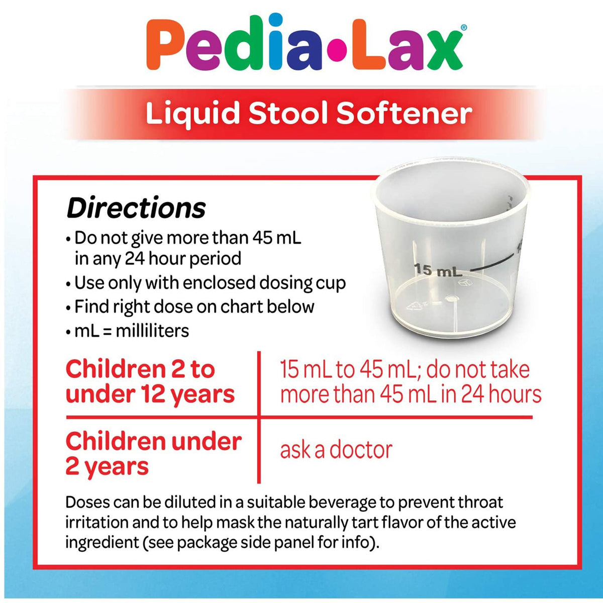 PEDIALAX STOOL SOFTNER, LIQ 4OZ 9FLEET