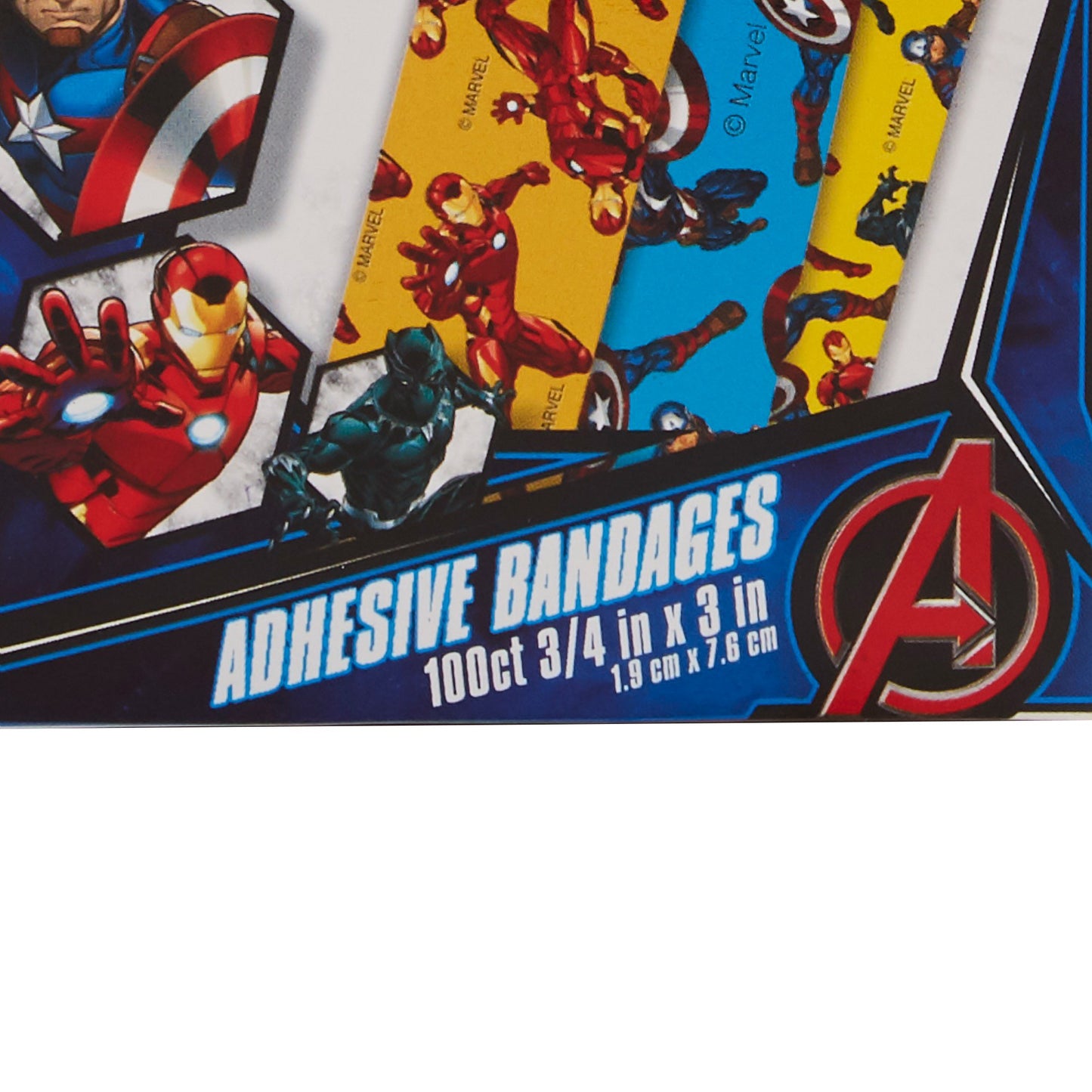 BANDAGE ADH CAPT AMER 3/4X3100/BX 12BX/CS MARVE DERSCI
