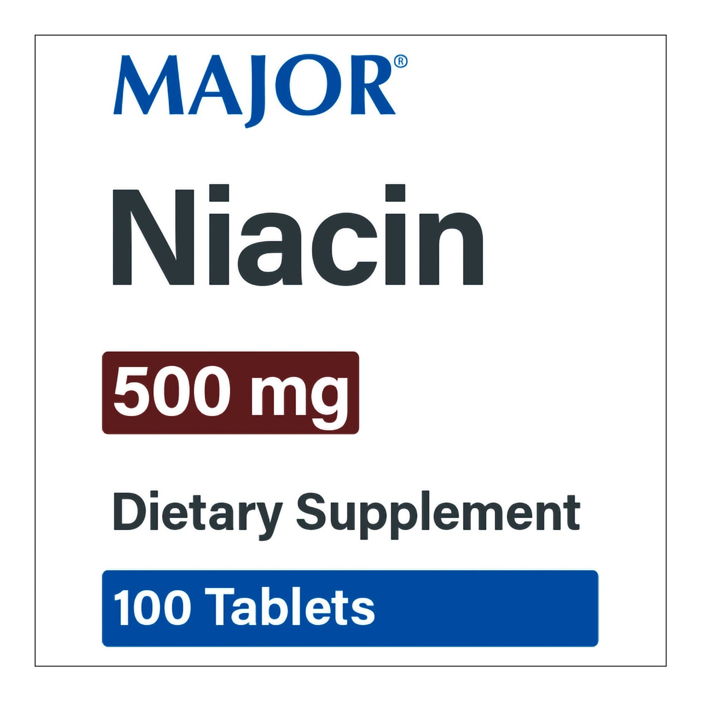 NIACIN, TAB 500MG