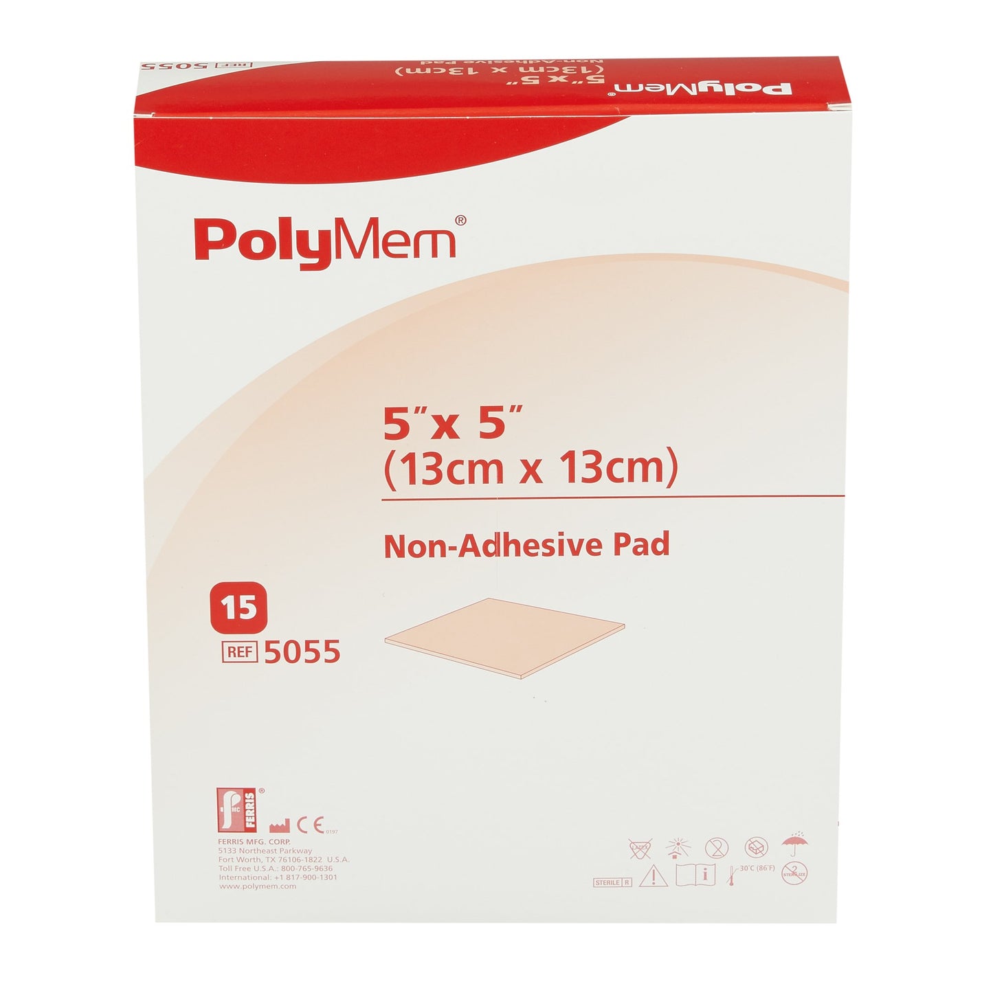 DRESSING, POLYMEM WND CARE 5X5"